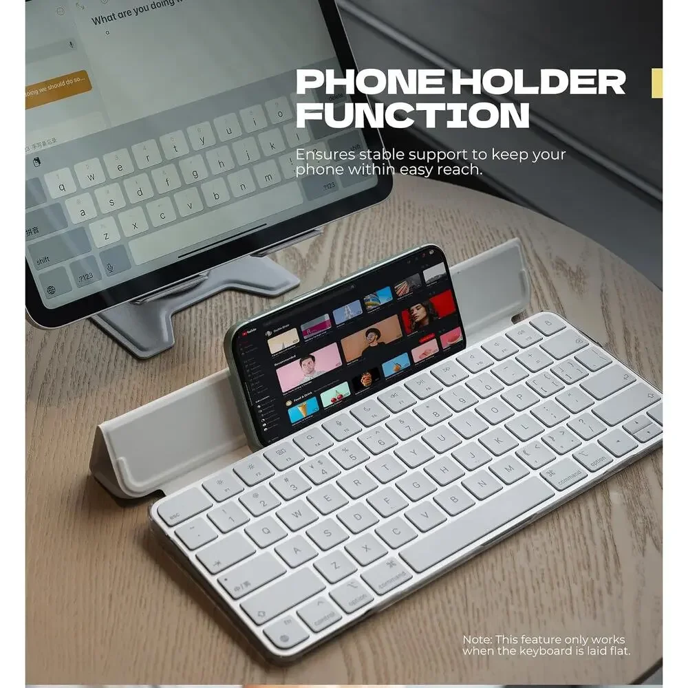 Dexnor Case For Apple Magic Keyboard With Touch ID/Lock Key 2021/2024, White